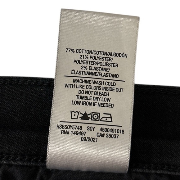 Joe’s Jeans High Rise Cropped Ankle Skinny Jeans Black Women’s Size 29 - Picture 7 of 8